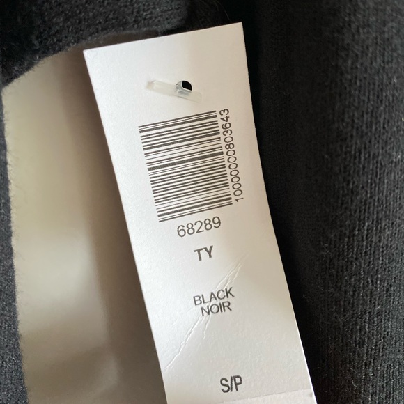 Aritzia The Group Babaton Ty Belted Cardigan Black Sz Small New - Picture 6 of 8